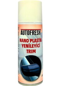 Resim Oto Nano Plastik Yenileyici Trim Sprey Parlatıcı Onarıcı Kaplama Bez 200 Ml 