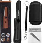 Resim Monyee El Tipi Metal Dedektörü - 360 Derece Yüksek Hassasiyetli, Taşınabilir Ve Kompakt Tasarım Siyah, Pil Hariç 