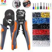 Resim WOZOBUY Otomatik Tel Kazıyıcı ve Crimper - Dayanıklı Karbon Çelik, Kaymaz, Çok Fonksiyonlu Kablo Kazıyıcı Aracı Kesme Yetenekleri ile, Turuncu ve Siyah Tasarım 