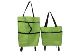 Resim Aesco Pazar Çantası Tekerlekli Katlanır Pazar Arabası Çanta Market Alışveriş Arabası 