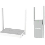Resim Keenetic Omni Dsl N300 Vdsl2/Adsl2+ Modem, Fiber Destekli Gigabit ve Fast Ethernetli Router & Buddy 4 Kablosuz Menzil Genişletici, Wi-Fi Mesh Sistemi 