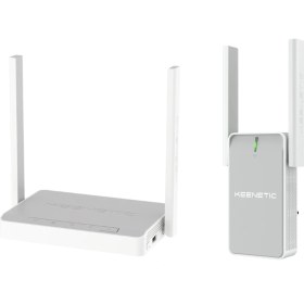 Resim Keenetic Omni Dsl N300 Vdsl2/Adsl2+ Modem, Fiber Destekli Gigabit ve Fast Ethernetli Router & Buddy 4 Kablosuz Menzil Genişletici, Wi-Fi Mesh Sistemi 