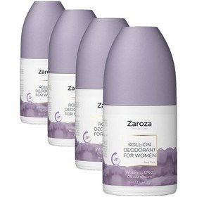 Resim Zaroza Roll On Beyazlatma Etkili 24 Saat Koruyucu Aluminyum İçermeyen Kadın 75 Ml 4 Paketi 