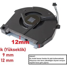 Resim Afila Casper Excalibur G900.9750-ES80A Notebook Gpu, Ekran Kartı Fanı (V2) 