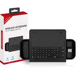 Resim Yues Nintendo Switch Uyumlu Kablosuz Klavye (2.4 GHz Wireless) – USB Alıcılı, Tak-Çalıştır 