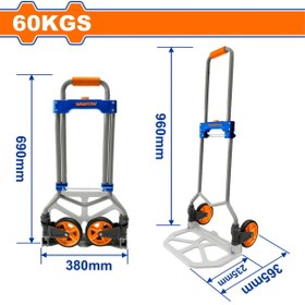 Resim WADFOW Katlanabilir El Arabası WWB9A06 - 60kg Yük Kapasitesi NMS HIRDAVAT 