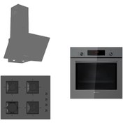 Resim Siemens & Ferre Grion 3 Lü Ankastre Set ( Hb012fbh1t- Ss208 - D088 ) 