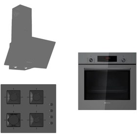 Resim Siemens & Ferre Grion 3 Lü Ankastre Set ( Hb012fbh1t- Ss208 - D088 ) 