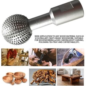 Resim Kuksa Bardak Ahşap Kase Kaşık Oyma Ağaç Işleme Alet Seti Avuç Taşlama Uyumlu Disk Küre Törpü 