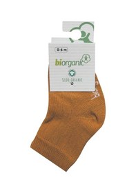 Resim Bibaby Biorganik Simple Bebe Çorap 68368 Hardal 