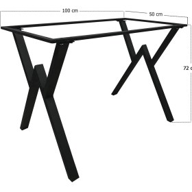 Resim Irem Retro Metal Masa Ayak - x Ayak (50X100CM Çerçeve ) 
