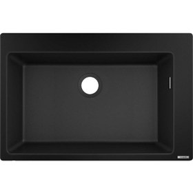 Resim Hansgrohe S51 S510-F660 Ankastre Granit Eviye Grafit Siyahı 