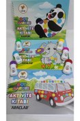Resim ileritoys Mini Dot Markers 6’lı Yıkanabilir Kalem Ve 3’lü Boya Kitabı 