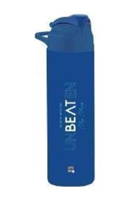 Resim Unbeaten Tritan Boyalıdesenli Pipetli Matara 630cc MAvi 