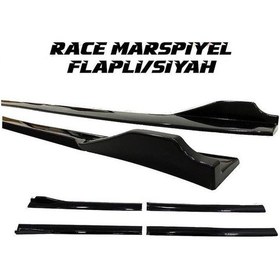 Resim Üniversal Piano Black Kulaklı Flaplı Marşpiyel Lipi Bıçağı Siyah 