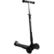 Resim Genel Markalar Işıklı Tekerlekli Scooter-siyah 