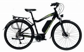 Resim Bisan E-City 28 Jant Hd Elektrikli Bisiklet (Siyah Yeşil) 