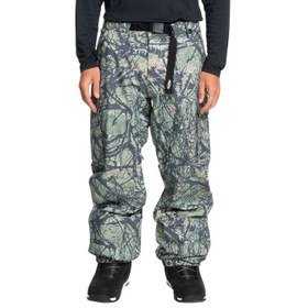 Resim Quiksilver Snow Down Cargo Pt Erkek Siyah Snowboard Pantolonu 
