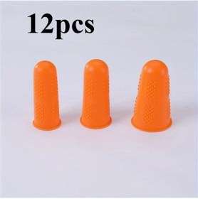 Resim Willowhaven 12 Parça Isıya Dayanıklı Silikon Tutkal Eldiveni Portakal Renk 