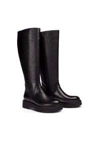 Resim Deery Hakiki Deri Siyah Kadın Çizme Siyah (539805856) Siyah 