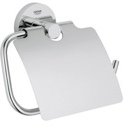 Resim Grohe Essentials Tuvalet Kağıtlığı Kapaklı Banyo Aksesuarı - 40367001 