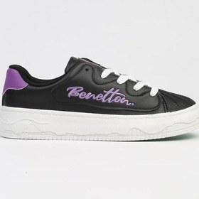 Resim Benetton Bni-10102 Ss Kadın Spor Ayakkabı BNI-10102-R145802 Beyaz - Siyah 