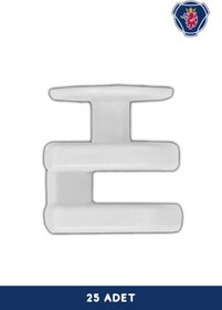 Resim MEFAUTO Scania Tır Perde Korniş Ray Klipsi ( 50 Adet ) 