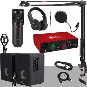 Resim Midex Referans Paket-1 Maxword Monitör Ses Kartı Bm800 Mikrofon 