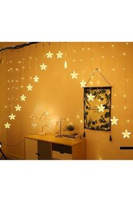 Resim Skygo Yıldız Perde Led Çarpraz 