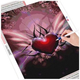 Resim Huacan 5d Dıy Elmas Boyama Yeni Manzara Aşk Elmas Nakış Satış Kalp Mozaik Çapraz Dikiş El Yapımı Hediye Full Square 40 50 Cm 