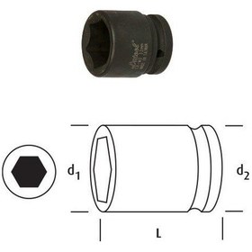 Resim Osaka Ln34ı2-3/4 Inch Lokma 3/4" 2-3/4 