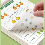 Resim Renkli Matematik Çalışma Kitabı Etkileşimli Aktiviteler ile - Toplama, Çıkarma, Çarpma ve Daha Fazlası için Kalın, Tekrar Kullanılabilir Kağıt - Gençler için Eğlenceli Eğitici Hediye, Gençler Öğrenme Yardımcısı | Etkileşimli Öğrenme | Dayanıklı Kağıt Malzemesi 