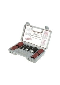 Resim Zcjb 20 Adet/takım Zımpara Davul Seti Davul Zımpara Seti Matkap Pres Ağaç İşleme Kiti İçin Aşındırıcı Kollu Davul Kauçuk Mandreller Dahil-77770 