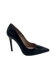 Resim Kemal Tanca 871 9261 Kadın Topuklu Stiletto Siyah Rugan 
