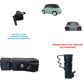 Resim Bemis Citroen Ami Ve Fiat Topolino Uyumlu, Ac Şarj Adaptörü - C2l 