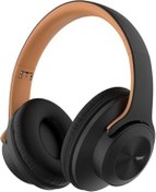 Resim Qedii Buff Labs Bf16 Kulaklık Bluetooth 5.3, 18 Saat Oynatma, 3 Eq Mod, Hoparlör Modu (SİYAH-KAHVERENGİ) 