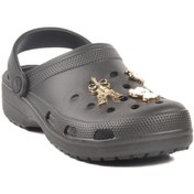 Resim 606 Z Siyah Unisex Hafif Esnek Sabo Terlik Siyah 