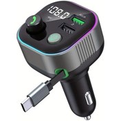 Resim Honeybeeshop Nhyp Siyah Kablosuz Araba Mp3 Çalar Fm Verici Çift Usb Hızlı Şarj Eller Serbest Arama Hoparlör Gps Navigasyon Araba Stereo 