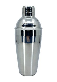 Resim Profesyonel Paslanmaz Çelik Kokteyl Shaker - 3 Parçalı Klasik Tasarım 