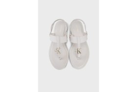 Resim Calvin Klein Logo Detaylı Parmak Arası Sandalet HW0HW02926PGA Bayan Sandalet HW0HW02926 Pga 