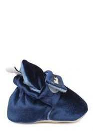 Resim Newborn NHW1010 Bebek Lacivert Kadife Panduf 