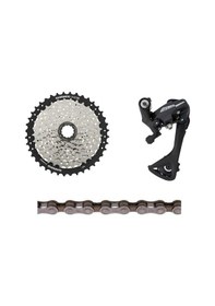 Resim Shimano Acera CS-HG400 8s 11-40 Kaset + Acera RD-M3020 Arka Aktarıcı + HG40 Zincir Seti Gümüş 