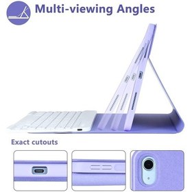 Resim Samsung Galaxy Uyumlu Tab A11 8.7inç X130 Kılıf Kablosuz Klavyeli Case Mobax X133 X135 X135f Kılıf 