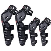Resim Motosiklet ve Bisiklet Mafsallı Dizlik Dirseklik Lüx Set Koruma CE Bacak ve Kol Koruma Takım 