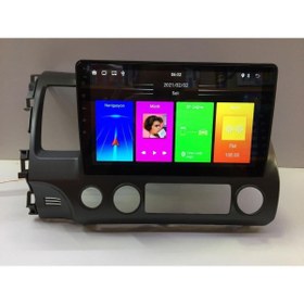 Resim FTH SOUND Honda Civic Fd6 Uyumlu Multimedya Teyp 10" Android 15 4gb Ram 64 Gb Hafıza Car Play Kamera Hediye 