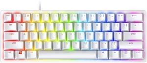 Resim Huntsman Mini %60 Oyun Klavyesi,Red Switch Mercury White - RZ03-03390400-R3M1 Razer