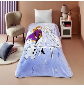 Resim Lisanslı Disney Frozen Hello Tek Kişilik Battaniye 000000001000049686 Çok Renkli 