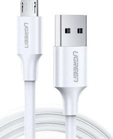 Resim Ugreen Micro USB Data ve Şarj Kablosu Beyaz 2 Metre 