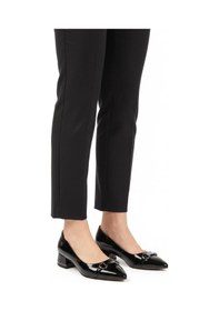 Resim Pierre Cardin Pc-55197 Z Siyah Rugan Kadın Klasik Topuklu Ayakkabı Siyah 