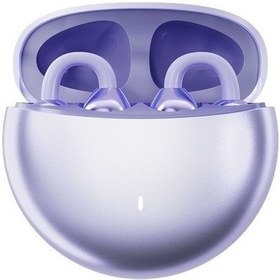 Resim Bluetooth Kulaklık Kablosuz Spor Kulaklık Hava İletimli Klipsli 3197 Mor 